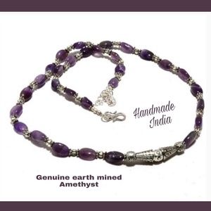 GENUINE Amethyst! Gorgeous necklace 29grams